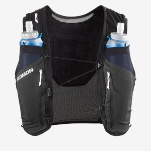 Salomon SENSE PRO 6 Unisex Black Running Vest with flasks included